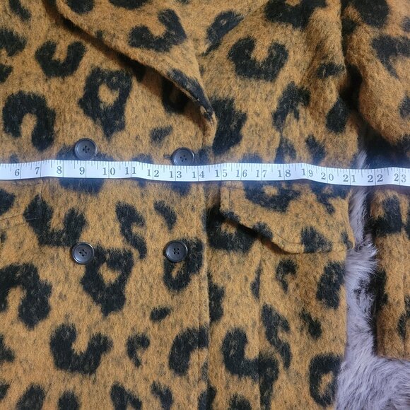Scotch and Soda Leopard Blazer Style Coat - Picture 5 of 6